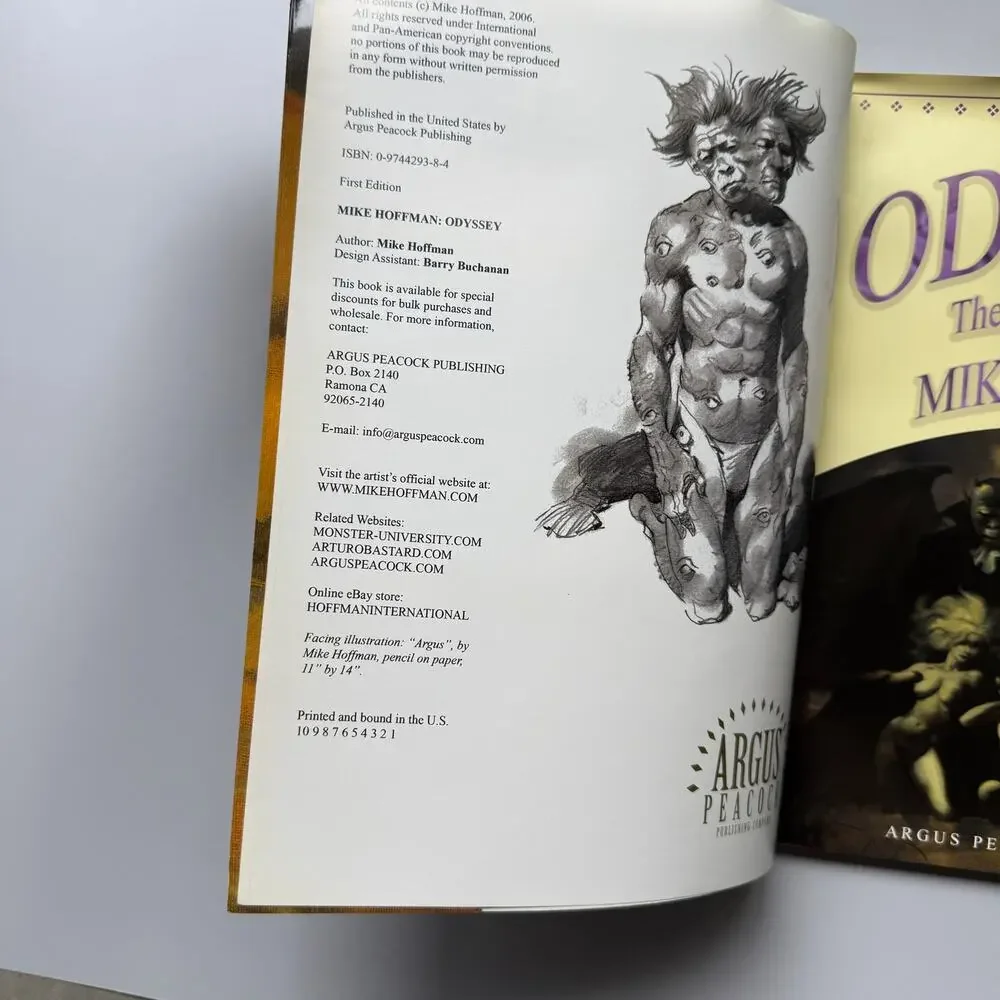 ODYSSEY The Art and Works of Mike Hoffman First Edition Softcover Book 2006
